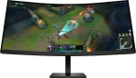 HP Omen 34c G2, Gaming-Monitor 86.4 cm (34 Zoll), schwarz, WQHD, VA, Curved, HDMI, DP, 180Hz Panel (AV4C1E9#ABB)