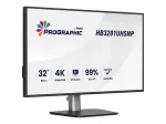 IIYAMA HB3201UHSNP-B1 32inch IPS BLACK 2.0 panel 3840x2160 UHD DCI-P3 99per Pantone Certified Delta E 2 USB-C Dock LAN/96W PD/DP-OUT