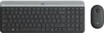 Logitech Slim Wireless Combo MK470 Tastatur RF Wireless QWERTY US International Graphit (920-009204)