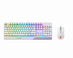 MSI Vigor GK30 COMBO WHITE Keyboard and Mouse Set Wired Mouse included US White
