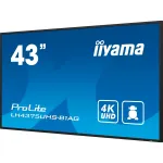 iiyama ProLite LE4341S-B2, Full HD, USB, RS232, Ethernet, Kit (RS232), schwarz 16:9, Bildschirmdiagonale: 107,9 cm (42,5 ), Auflsung: 1920x1080 Pixel, VESA Mount (200x200 mm), Reaktionszeit: 8ms, Helligkeit 350cd, Blickwinkel 178/178(H/V), Kontrast:  ...