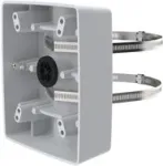 AXIS T91B57 - Pole mount kit - Pfosten montierbar - Innenbereich, Auenbereich - wei - fr AXIS A9188-VE, T91G61, T91H61, T98A15-VE, T98A16-VE, T98A17-VE, T98A18-VE (01470-001)