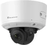LevelOne Gemini Zoom IP Camera - 8-MP - H.265 - 802.3af - Poe - IR LEDs - Indoor/Outdoor - Two-Way Audio (FCS-3098V2)