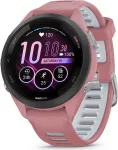 Garmin Forerunner 265S - 42 mm - Light Pink - intelligente Uhr mit Band - Silikon - Light Pink/Powder Gray - Handgelenkgre: 115-178 mm - Anzeige 2,81 cm (1.1) - 8GB - Bluetooth, Wi-Fi, ANT+ - 39 g (010-02810-15)
