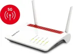 AVM FRITZ!Box 6850 5G - Wireless Router - WWAN 4-Port-Switch - 1GbE - Wi-Fi 5 - Dual-Band - 3G, 4G, 5G - VoIP-Telefonadapter (20002928)