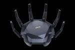 ASUS RT-AX89X - Wireless Router 8-Port-Switch - 10GbE - WAN-Ports: 2 - Wi-Fi 6 - Dual-Band (90IG04J1-BM3010)