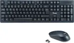 Equip Kabelloses Tastatur und Mausset - PT Layout (QWERTY) - Volle Gre (100%) - RF Wireless - QWERTY - Schwarz - Maus enthalten (245222)