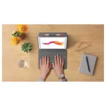 Logitech Combo Touch Tastatur Trackpad Apple iPad 10.2-10.5 (7. /8.Gen.) Gray