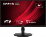 ViewSonic VG2408A - LED-Monitor - 61 cm (24) (23.8 sichtbar) - 1920 x 1080 Full HD (1080p) @ 100 Hz - IPS - 250 cd/m - 1300:1 - 5 ms - HDMI, VGA, DisplayPort - Lautsprecher (VG2408A)