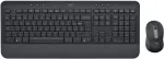 Logitech Signature MK650 for Business - Tastatur-und-Maus-Set - kabellos - 2.4 GHz, Bluetooth LE - AZERTY - Belgien - Graphite