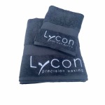 Pilkas Lycon rank&scaron;luostis 50x100 cm | Lycon Anthracite towel 50x100 cm