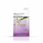 VOESH Pedi In A Box 4 in 1 Jasmine Soothe | Keturių žingsnių pedikiūras dėžutėje su jazminų ekstraktais