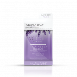 VOESH Pedi In A Box 4 in 1 Lavender Relieve | Keturių žingsnių pedikiūras dėžutėje su Levandų ekstraktu