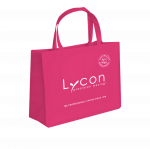LYCON rožinis pirkinių krep&scaron;ys | LYCON PINK FABRIC BAG