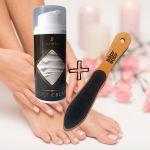 Drėkinantis pėdų kremas La Fabera 100 ml + Body Body dildė pėdoms l La Fabera Hydrating foot cream 100 ml + Body Body PADDLE