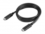 Lenovo 4X90U90619 USB-C į USB-C Kabelis, 1 m, Juoda