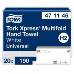 Lapelinis rank&scaron;luostinis popierius Tork Xpress Multifold Universal H2 2sl., 23,4 x 21,3 cm (20 vnt.)
