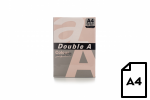Spalvotas popierius Double A, 80g, A4, 500 lapų, Flamingo