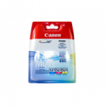 Canon CLI-521 kasečių rinkinys (2934B010), žydra, purpurinė, geltona kasetė