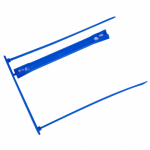 Archyvavimo įsegėlė Forpus, plastikinė, mėlyna (100) 0824-007