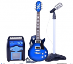 Elektrinė gitara su mikrofonu ir stiprintuvu vaikams