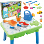 Vandens staliukas 2in1 smėlio dėžė 13 priedai