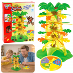 Įgūdžių lavinimo žaidimas &bdquo;Krintančios beždžionėlės&ldquo; su sukamu ratuku