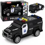 Specialiosios paskirties policijos automobilis su &scaron;viesomis ir garsais