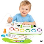 WOOPIE Color Draw kūrybinis pie&scaron;imo rinkinys su &scaron;viečiančiu teptuku