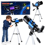 Astronominis teleskopas vaikams 70 mm, 150x