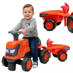 FALK &bdquo;Kubota&ldquo; važiuojamas traktorius su priekaba