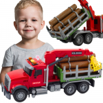 WOOPIE Sunkvežimis su judančiu kranu mediniam &scaron;viesos garsui 1:14