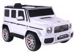 Elektrinis vaiki&scaron;kas automobilis Mercedes G63 S306‑1 Baltas