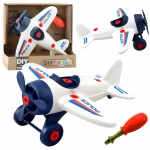 DIY policijos lėktuvas vaikams &ndash; su atsuktuvu, surenkamas žaislas