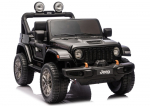 Jeep Rubicon 4&times;4 DK‑JWR556 &ndash; 24V, 4&times;200W, juodas elektromobilis vaikams