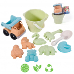 WOOPIE GREEN ekologi&scaron;kas smėlio rinkinys i&scaron; kviečių &scaron;iaudų, 3+