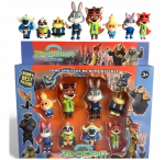 Zootopia figūrėlių rinkinys 8vnt