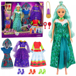 &bdquo;Anlily Fantasy Doll 30&ldquo; &ndash; lėlė su 3 fantazijos suknelėmis ir aksesuarais