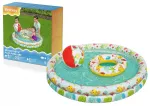 Bestway pripučiamas 3‑in‑1 baseino rinkinys su kamuoliuku ir plaukimo ratu 122 x 20 cm