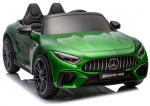 Elektrinis vaiki&scaron;kas automobilis Mercedes AMG SL63 (žalios spalvos)