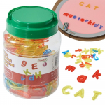 MASTERKIDZ Skaidri abėcėlė &ndash; 52 spalvotos raidės LED panelėms