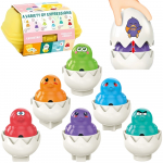 Woopie edukaciniai kiau&scaron;iniai su emocijomis ir formomis (6 vnt.)