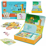 CLASSIC WORLD magnetinė dėlionė Gyvūnai Lentos kaladėlės Atminties dėlionė 60 vnt.