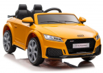 Vaiki&scaron;kas elektromobilis Audi TT RS Roadster &ndash; geltonas