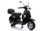 Juoda elektrinė Vespa vaikams
