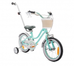 SUN BABY HEART BIKE 14" vaiki&scaron;kas dviratis su pagalbiniais ratukais