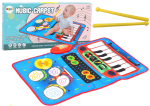 Interaktyvus muzikinis kilimėlis 2in1 &bdquo;Būgnai ir pianinas&ldquo;