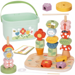 TOOKY TOY edukacinė dėžutė 5in1 Magi&scaron;kas sodas Montessori