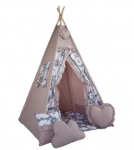 TIPI rožinė palapinė vigwam