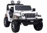 Elektrinis automobilis vaikams Jeep Wrangler Rubicon (baltas)